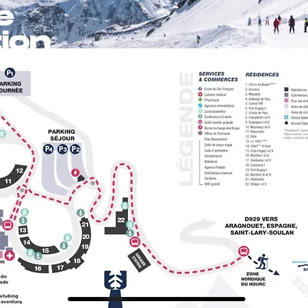 Piau-engaly Balcon Vue Sur Montagne Pied Pistes Proche Commerces * Aragnouet